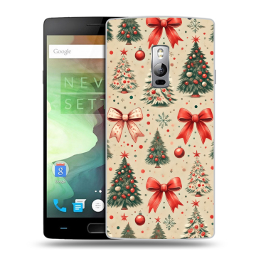 Пластиковый чехол на OnePlus 2 с принтом Новый год