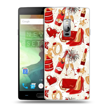 Пластиковый чехол на OnePlus 2 с принтом Новый год