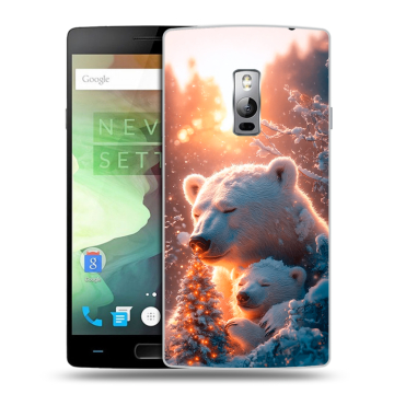 Пластиковый чехол на OnePlus 2 с принтом Новый год