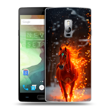 Пластиковый чехол на OnePlus 2 с принтом Новый год