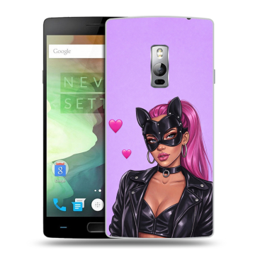 Пластиковый чехол на OnePlus 2 с принтом женский