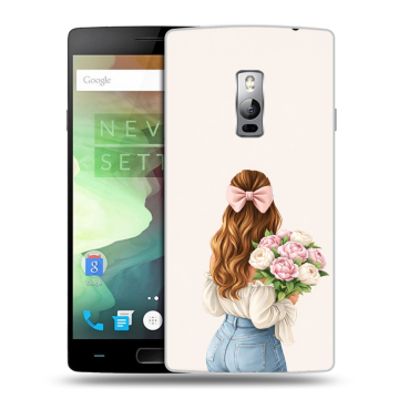Пластиковый чехол на OnePlus 2 с принтом женский Пластиковый чехол на OnePlus 2 с принтом женский