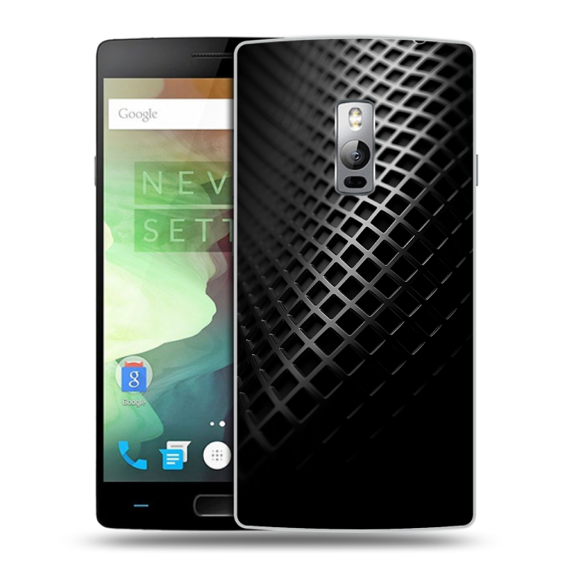 Пластиковый чехол на OnePlus 2 с принтом Текстура металла Пластиковый чехол на OnePlus 2 с принтом Текстура металла