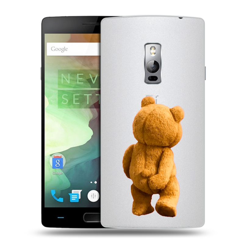 Пластиковый чехол на OnePlus 2 с принтом Медведь Пластиковый чехол на OnePlus 2 с принтом Медведь