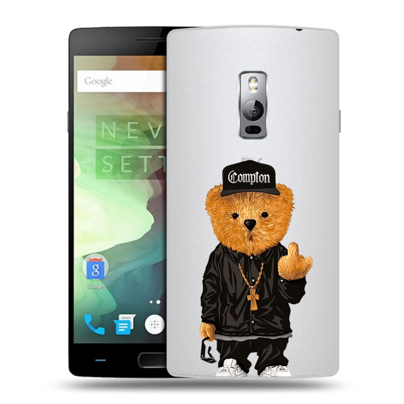 Пластиковый чехол на OnePlus 2 с принтом Плюшевый медведь Пластиковый чехол на OnePlus 2 с принтом Плюшевый медведь
