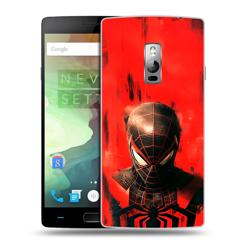 Пластиковый чехол на OnePlus 2 с принтом человек паук spiderman Пластиковый чехол на OnePlus 2 с принтом человек паук spiderman