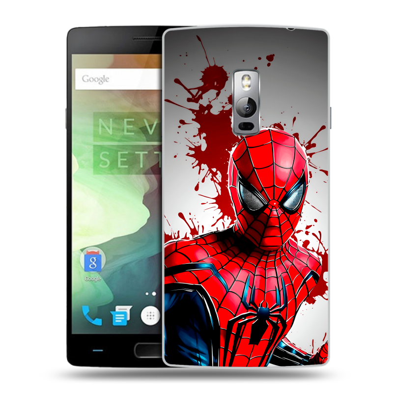 Пластиковый чехол на OnePlus 2 с принтом Spiderman Человек паук Пластиковый чехол на OnePlus 2 с принтом Spiderman Человек паук