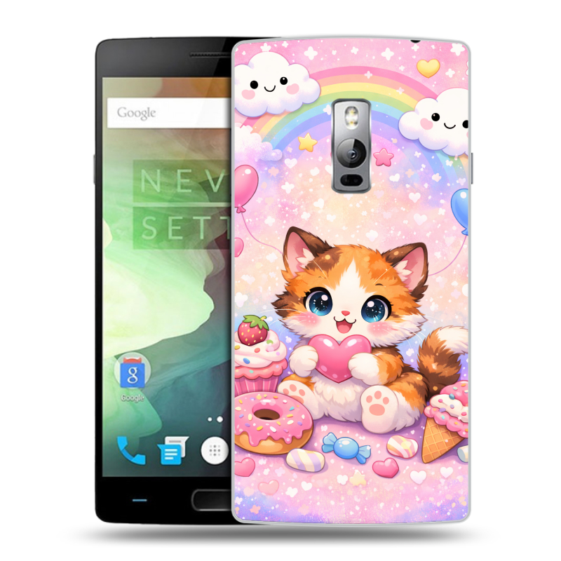 Пластиковый чехол на OnePlus 2 с принтом для девочек Пластиковый чехол на OnePlus 2 с принтом для девочек