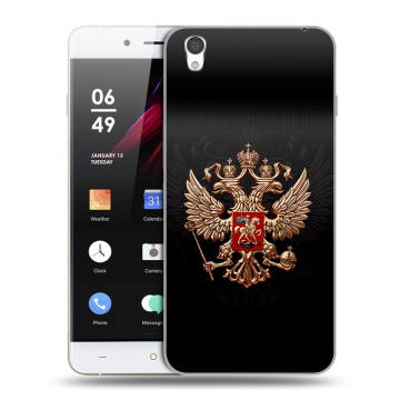 Пластиковый чехол на OnePlus X с принтом Герб России