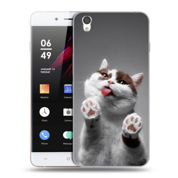 Пластиковый чехол на OnePlus X с принтом Коты