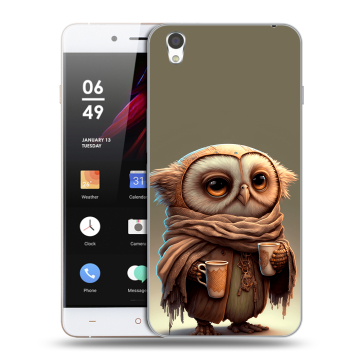 Пластиковый чехол на OnePlus X с принтом Сова
