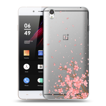 Пластиковый чехол на OnePlus X с принтом Ветка сакуры Пластиковый чехол на OnePlus X с принтом Ветка сакуры