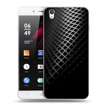 Пластиковый чехол на OnePlus X с принтом Текстура металла Пластиковый чехол на OnePlus X с принтом Текстура металла