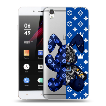 Пластиковый чехол на OnePlus X с принтом Луи робот Пластиковый чехол на OnePlus X с принтом Луи робот