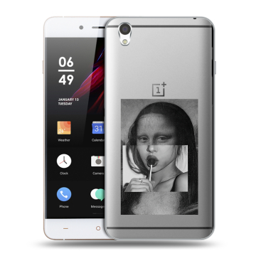 Пластиковый чехол на OnePlus X с принтом Мона Лиза Пластиковый чехол на OnePlus X с принтом Мона Лиза