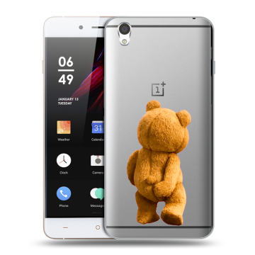 Пластиковый чехол на OnePlus X с принтом Медведь Пластиковый чехол на OnePlus X с принтом Медведь