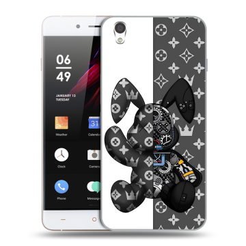 Пластиковый чехол на OnePlus X с принтом Луи робот Пластиковый чехол на OnePlus X с принтом Луи робот