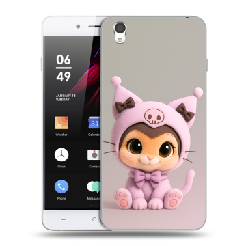 Пластиковый чехол на OnePlus X с принтом Куроми Kuromi Пластиковый чехол на OnePlus X с принтом Куроми Kuromi