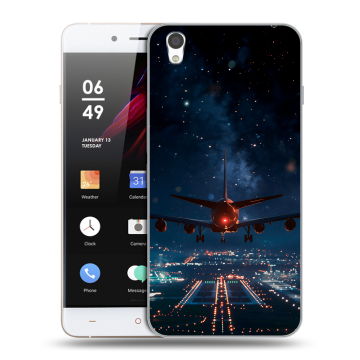 Пластиковый чехол на OnePlus X с принтом самолет Пластиковый чехол на OnePlus X с принтом самолет