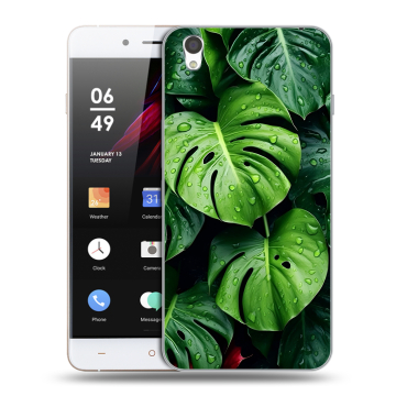 Пластиковый чехол на OnePlus X с принтом Листья Пластиковый чехол на OnePlus X с принтом Листья