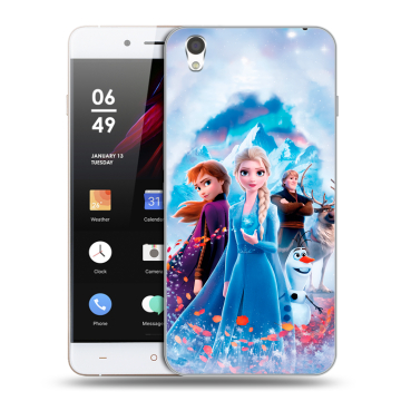 Пластиковый чехол на OnePlus X с принтом Холодное сердце Frozen Пластиковый чехол на OnePlus X с принтом Холодное сердце Frozen