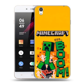 Пластиковый чехол на OnePlus X с принтом Майнкрафт Minecraft Пластиковый чехол на OnePlus X с принтом Майнкрафт Minecraft