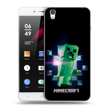 Пластиковый чехол на OnePlus X с принтом Майнкрафт Minecraft Пластиковый чехол на OnePlus X с принтом Майнкрафт Minecraft