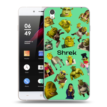 Пластиковый чехол на OnePlus X с принтом Шрек Shrek