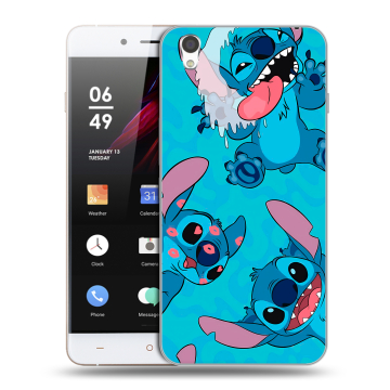 Пластиковый чехол на OnePlus X с принтом Лило и Стич Пластиковый чехол на OnePlus X с принтом Лило и Стич