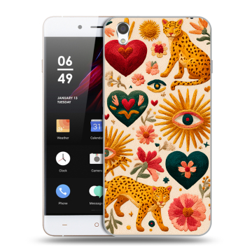 Пластиковый чехол на OnePlus X с принтом Модный принт