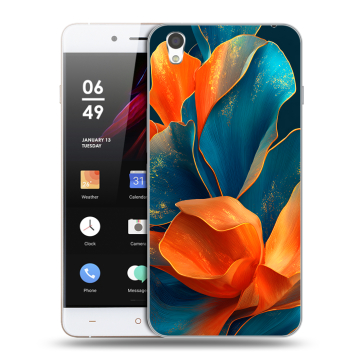 Пластиковый чехол на OnePlus X с принтом Цветы