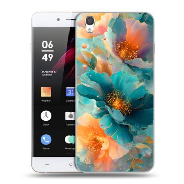 Пластиковый чехол на OnePlus X с принтом Цветы