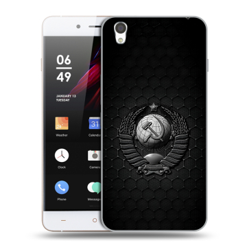 Пластиковый чехол на OnePlus X с принтом Герб Флаг СССР Пластиковый чехол на OnePlus X с принтом Герб Флаг СССР