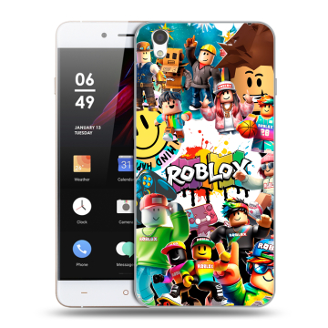 Пластиковый чехол на OnePlus X с принтом Roblox Роблокс