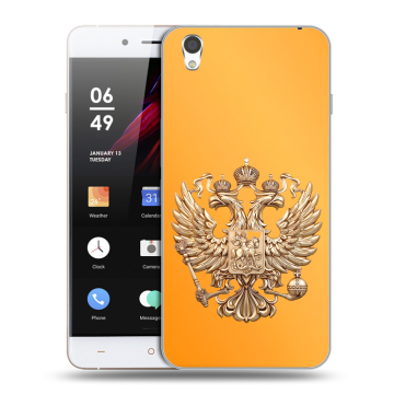 Пластиковый чехол на OnePlus X с принтом Герб Флаг России Пластиковый чехол на OnePlus X с принтом Герб Флаг России