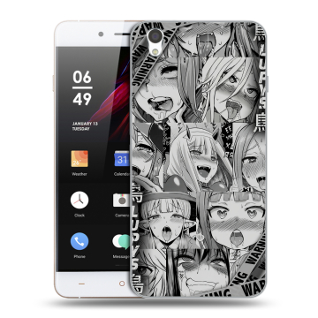 Пластиковый чехол на OnePlus X с принтом Ahegao Ахегао Аниме Пластиковый чехол на OnePlus X с принтом Ahegao Ахегао Аниме