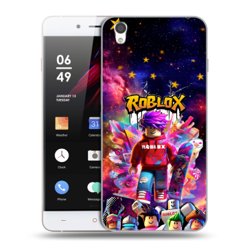 Пластиковый чехол на OnePlus X с принтом Roblox Роблокс