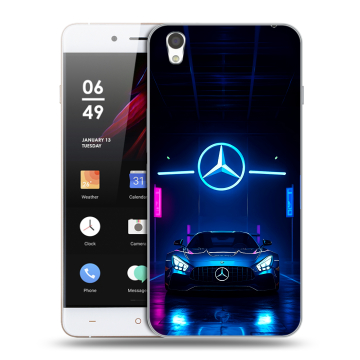 Пластиковый чехол на OnePlus X с принтом Mercedes Мерседес Пластиковый чехол на OnePlus X с принтом Mercedes Мерседес