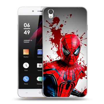 Пластиковый чехол на OnePlus X с принтом Spiderman Человек паук Пластиковый чехол на OnePlus X с принтом Spiderman Человек паук
