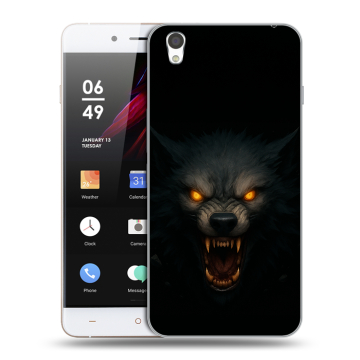 Пластиковый чехол на OnePlus X с принтом Волк Пластиковый чехол на OnePlus X с принтом Волк
