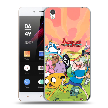 Пластиковый чехол на OnePlus X с принтом Adventure time Время приключений Пластиковый чехол на OnePlus X с принтом Adventure time Время приключений