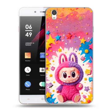 Пластиковый чехол на OnePlus X с принтом Labubu Лабубу Пластиковый чехол на OnePlus X с принтом Labubu Лабубу