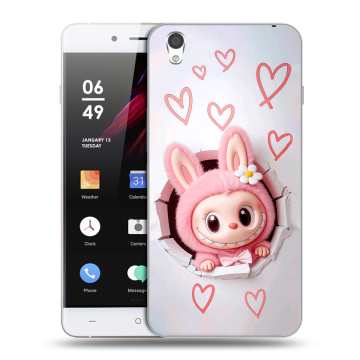 Пластиковый чехол на OnePlus X с принтом Labubu Лабубу Пластиковый чехол на OnePlus X с принтом Labubu Лабубу