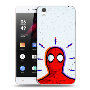 Пластиковый чехол на OnePlus X с принтом Spiderman Человек паук Пластиковый чехол на OnePlus X с принтом Spiderman Человек паук