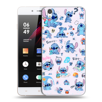 Пластиковый чехол на OnePlus X с принтом Лило и Стич Пластиковый чехол на OnePlus X с принтом Лило и Стич
