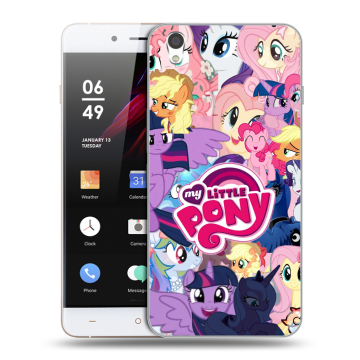 Пластиковый чехол на OnePlus X с принтом My little pony Дружба чудо Пластиковый чехол на OnePlus X с принтом My little pony Дружба чудо