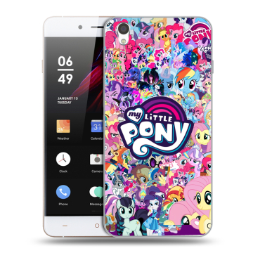 Пластиковый чехол на OnePlus X с принтом My little pony Дружба чудо Пластиковый чехол на OnePlus X с принтом My little pony Дружба чудо