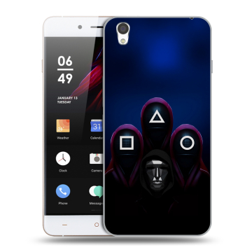 Пластиковый чехол на OnePlus X с принтом Игра Кальмара Пластиковый чехол на OnePlus X с принтом Игра Кальмара