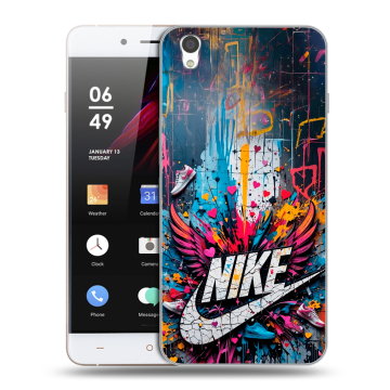 Пластиковый чехол на OnePlus X с принтом Nike Найк Пластиковый чехол на OnePlus X с принтом Nike Найк