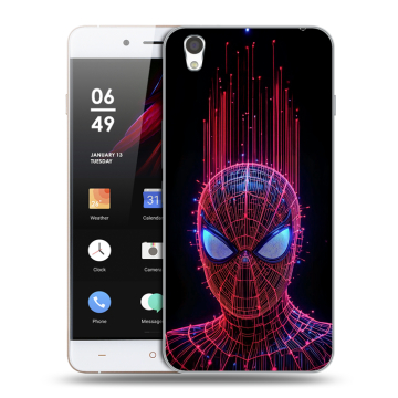 Пластиковый чехол на OnePlus X с принтом Spiderman Человек паук Пластиковый чехол на OnePlus X с принтом Spiderman Человек паук